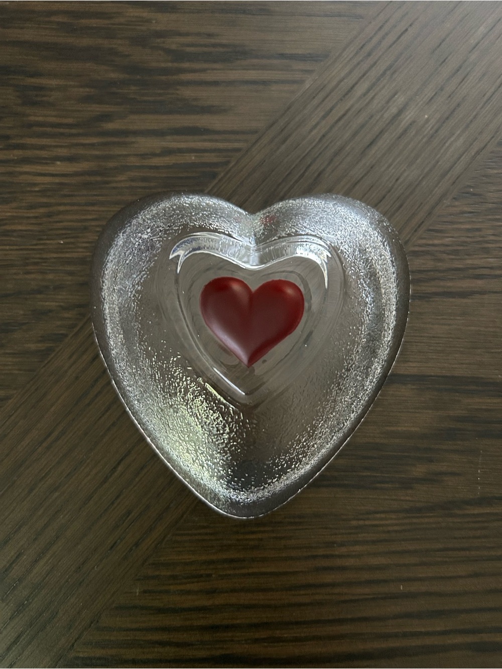 Brighton “Keeper of my Heart” Glass Accent Dish EXCELLENT CONDITION LIKE NEW